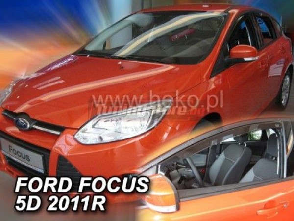 Ветробрани за Ford Focus mk3 седан 2011-2018 за предни врати - Heko