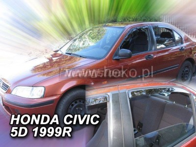 Ветробрани за Honda Civic 6 хечбек 1995-2000 за предни и задни врати - Heko