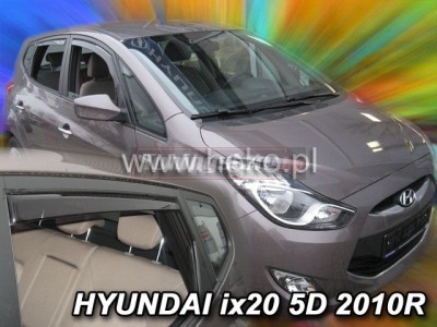 Ветробрани за Hyundai ix20 от 2010г за предни и задни врати - Heko