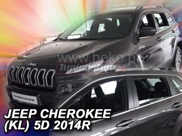 Ветробрани за Jeep Cherokee KL от 2014г за предни и задни врати - Heko