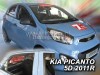 Ветробрани за Kia Picanto 2 хечбек 2011-2017 за предни и задни врати - Heko