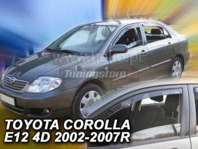 Ветробрани за Toyota Corolla E120 хечбек 2002-03/2007 за предни врати - Heko