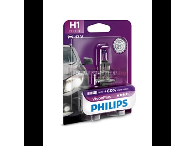 Крушка H1 Philips vision plus +60% светлина 12V 55W