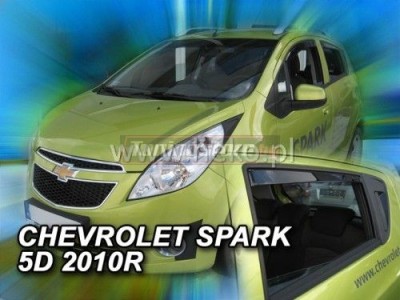 Ветробрани за Chevrolet Spark M300 хечбек от 2010г за предни и задни врати - Heko