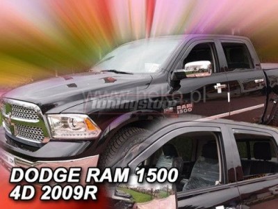 Ветробрани за Dodge Ram 1500 Quad / Crew Cab 4-ген 2009-2019 за предни и задни врати - Heko