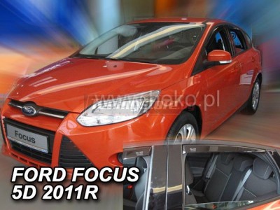 Ветробрани за Ford Focus mk3 седан 2011-2018 за предни и задни врати - Heko