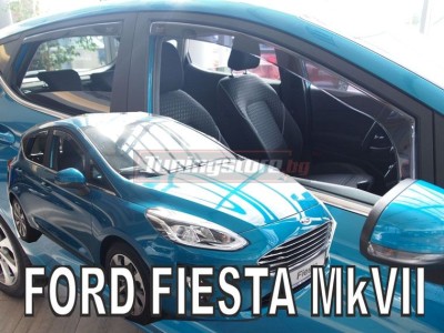 Ветробрани за Ford Fiesta mk7 от 2017г за предни и задни врати - Heko