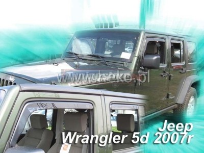 Ветробрани за Jeep Wrangler JK 2007-2018 за предни и задни врати - Heko