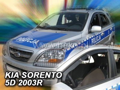 Ветробрани за Kia Sorento 2002-2009 за предни врати - Heko