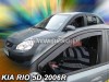 Ветробрани за Kia Rio 2 седан 2005-2011 за предни врати - Heko