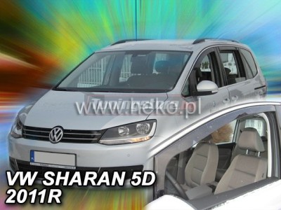 Ветробрани за Volkswagen Sharan от 2010г за предни врати - Heko