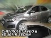 Ветробрани за Chevrolet Aveo седан от 2011г за предни и задни врати - Heko