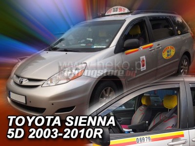Ветробрани за Toyota Sienna 2003-2010 за предни врати - Heko