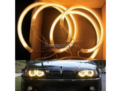 Ангелски очи за BMW E46 1998-2005 седан и комби/ купе 1998-2003 - жълт цвят