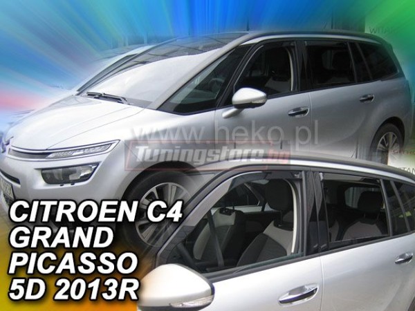 Ветробрани за Citroen C4 Grand Picasso mk2 от 2013г за предни и задни врати - Heko