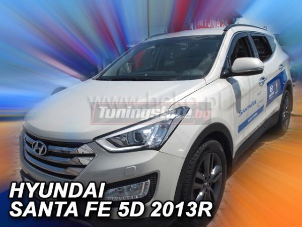 Ветробрани за Hyundai Santa Fe 3 2013-2018 за предни и задни врати - Heko