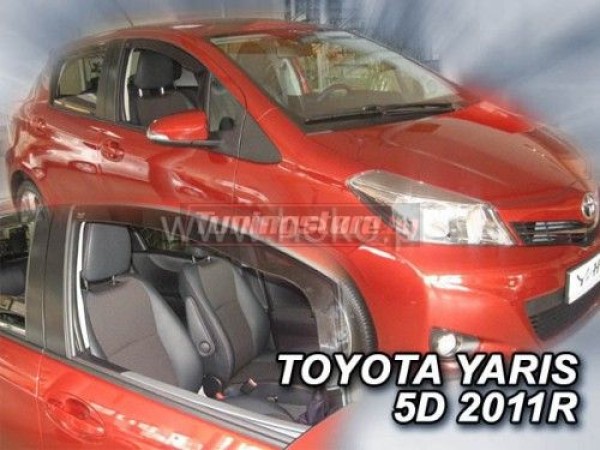 Ветробрани за Toyota Yaris от 09/2011г за предни врати - Heko