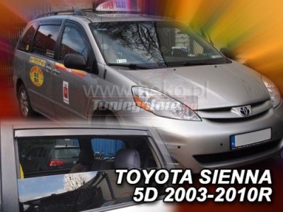 Ветробрани за Toyota Sienna 2003-2010 за предни и задни врати - Heko