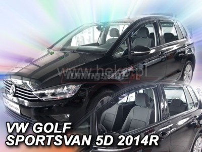 Ветробрани за Volkswagen Golf Sportsvan от 2014г за предни и задни врати - Heko