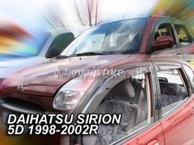 Ветробрани за Daihatsu Sirion M100 1998-2005 за предни врати - Heko