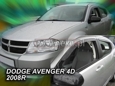 Ветробрани за Dodge Avenger седан 2008-2014 за предни и задни врати - Heko