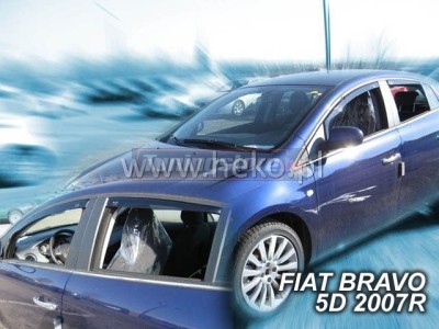Ветробрани за Fiat Bravo 2007-2009 за предни врати - Heko