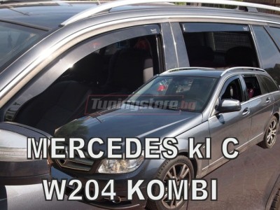 Ветробрани за Mercedes C-class W204 комби 03/2007-2014г за предни и задни врати - Heko