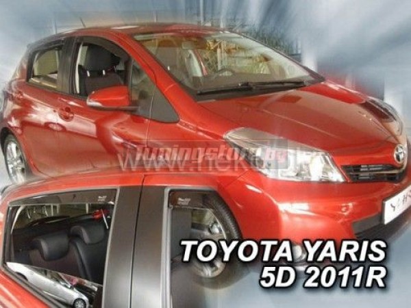 Ветробрани за Toyota Yaris от 09/2011г за предни и задни врати - Heko