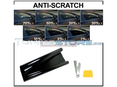 Фолио за затъмняване на стъкла Anti-Scratch 1% 50х300см