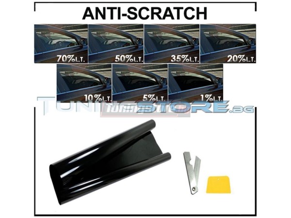 Фолио за затъмняване на стъкла Anti-Scratch 5% 75х300см