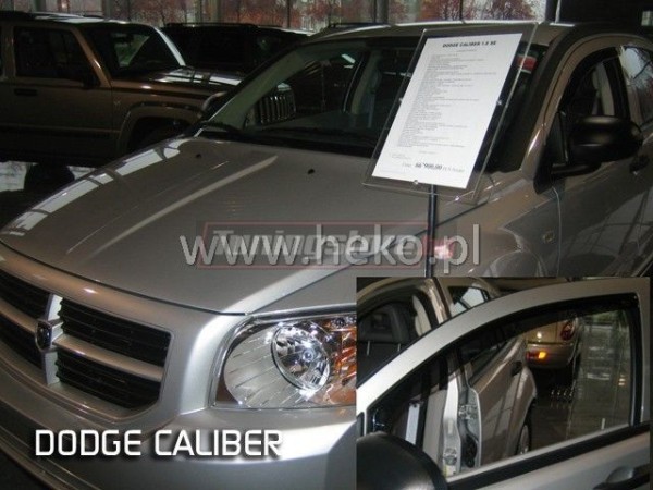 Ветробрани за Dodge Caliber 2006-2012 за предни врати - Heko