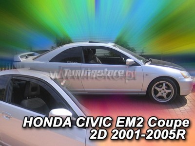 Ветробрани за Honda Civic 7 coupe EM2 2-врати 2001-2005 - Heko
