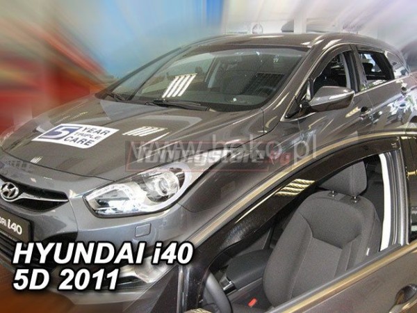 Ветробрани за Hyundai i40 седан от 2011г за предни врати - Heko