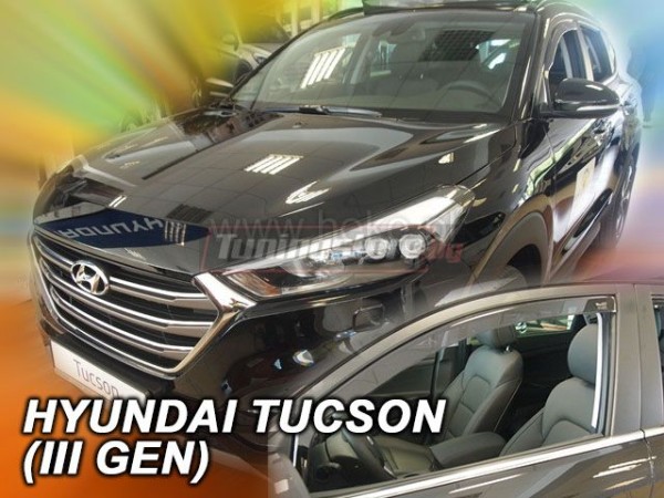 Ветробрани за Hyundai Tucson 3 от 2015г за предни врати - Heko