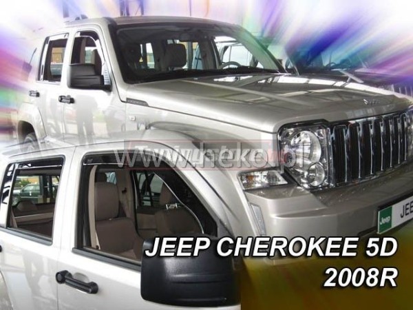 Ветробрани за Jeep Liberty KK 2008-2013 за предни врати - Heko