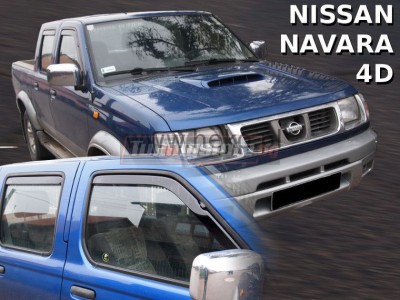 Ветробрани за Nissan Navara D22 (01-05г) за предни и задни врати