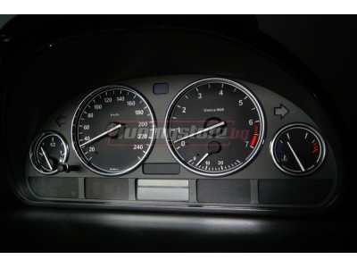 Рингове за табло за BMW X5 E53 от 1999-2006 г - хром