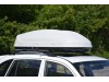 Автобокс Turino 177x81x46cm с двустранно отваряне с ключ, 410 литра - бял