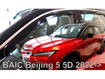 Ветробрани за BAIC BEIJING 5, 5 врати от 2022г за предни и задни врати - Heko