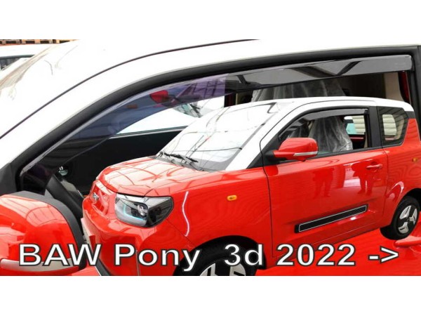 Ветробрани за BAW Pony 3 врати от 2023г за предни врати - Heko