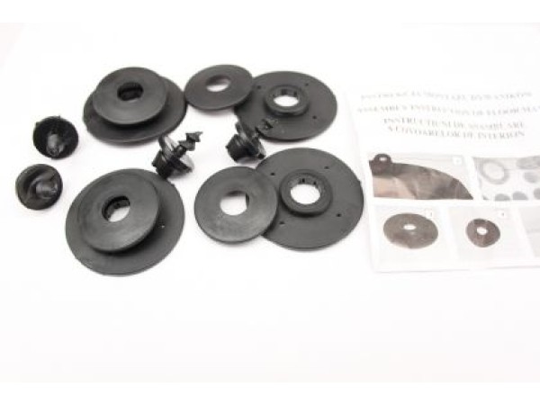 Гумени стелки леген за Peugeot 207 2006-2012 - Rezaw-Plast