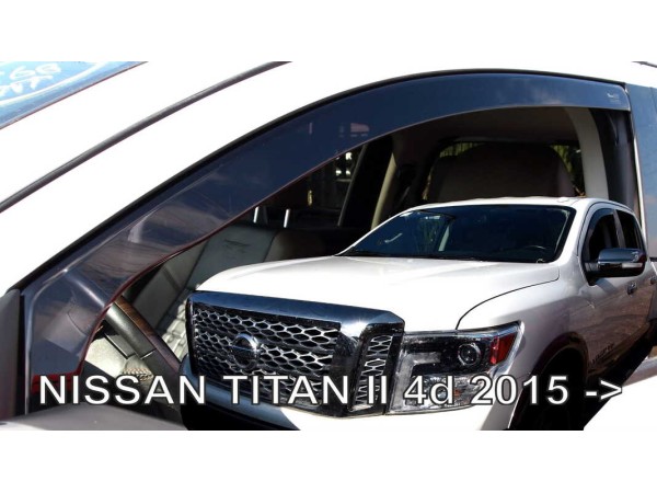 Ветробрани за Nissan Titan, 4 врати 2015-2023г за предни врати - Heko