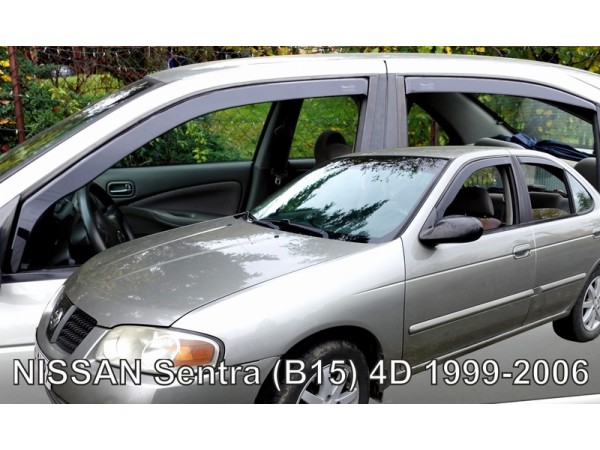 Ветробрани за Nissan Sentra (B15), 4 врати 1999-2006 за предни и задни врати - Heko