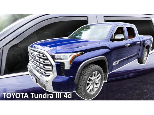 Ветробрани за Toyota Tundra III Crew Max, 4 врати от 2021г за предни и задни врати - Heko