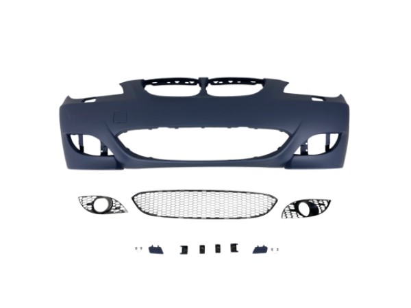 Предна броня за BMW E60 / E61 sedan, combi - M5 дизайн с отвори за халогени, грундирана