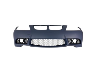 Предна броня за BMW E90 2005-2008 - М3 дизайн с отвори за халогени, без парктроник