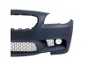 Предна броня за BMW F10 / F11 2010-2014 - M5 дизайн с отвори за парктроник и отвори за халогени