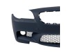 Предна броня за BMW F10 / F11 2010-2014 - M5 дизайн с отвори за парктроник и отвори за халогени
