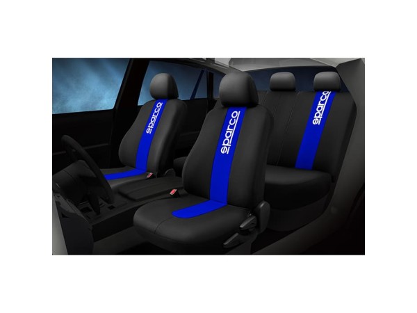 Тапицерия Sparco за седалки черно/синьо - SPC1011