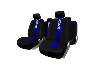 Тапицерия Sparco за седалки черно/синьо - SPC1011